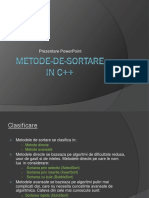 Sortarea Cu Micsorarea Incrementului Shellsort