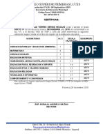 Certificado de Sergio Nicolas Torres Cruz