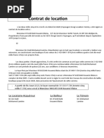 Contrat de Location