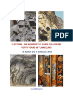 Barton, N. and E. Grimstad, 2014 Q-System - An Illustrated Guide Following 40 Years in Tunnelling. 43p, 79 Figs