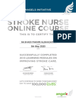 Stroke Nurse Certificate