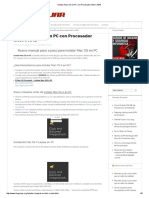 Instalar Mac OS en PC Con Procesador Intel o AMD