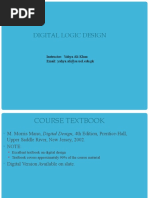 Digital Logic Design: Instructor: Yahya Ali Khan Email: Yahya - Ali@se - Uol.edu - PK