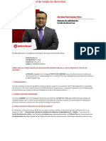 Modelo de Solicitud de Tutela de Derechos - LP