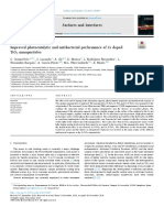 Improved Photocatalytic and Antibacterial Performance of CR Doped TiO2 Nanoparticles