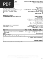 Trimmer Invoice