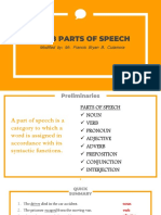 Parts of Speech