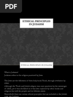 Ethical Principles in Judaism