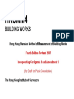 HKSMM4 - Hong Kong Standard Method of Measurement of Building Works Fourth Edition Revised 2017