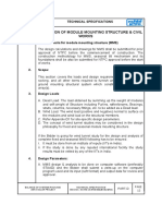 D-4 Design of Module Mounting Structure & Civil Works: Technical Specifications