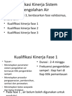 Kualifikasi Kinerja Sistem Pengolahan Air