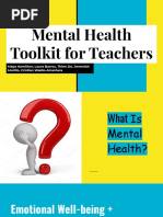 Mental Health Toolkit