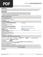 Icmr Specimen Referral Form For Covid-19 (Sars-Cov2) : (These Fields To Be Filled For All Patients Including Foreigners)