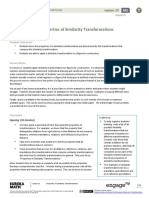 Lesson 13: Properties of Similarity Transformations: Student Outcomes