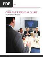 CRM: The Essential Guide: Five Principles For CRM Success