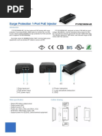 Surge Protection 1-Port Poe Injector: Pt-Pse106Gw-Ar