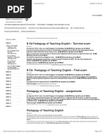 B.Ed (English) - Pedagogy of Teaching English - Announcements1