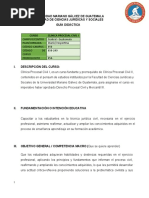 Clinica Procesal Civil I 2021