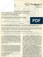 Classificação Das Fissuras Lábio-Palatais Breve Historico, Considerações Clínicas e Sugestão de Modificação