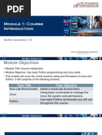 Module 1: Course: Devnet Associates V1.0