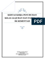 Kertas Kerja Pelaksanaan Kafa SK Kementah