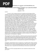 Chevron Philippines, Inc. (Formerly Caltex Philippines, Inc.) Bases Conversion Development Authority and Clark Development Corporation