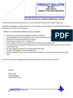 Product Bulletin: New NXT Seat Material For: F20, F90, F91, 20 and 35 Series Ball Valves