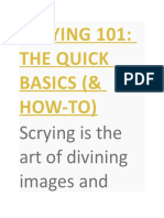 SCRYING 101: The Quick Basics (& How-To) : Scrying Is The Art of Divining Images and