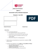 BAP31 A T2 2020 Individual Assignment