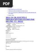 2S - 2B - ELECTIVA 2 Preparación para Examen PMP DEL PMI - CT - 1012A1