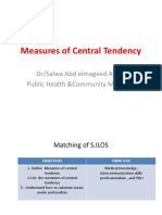 Measures of Central Tendency