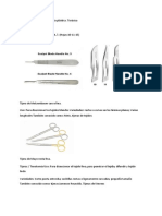 Instrumental Básico de Cirugía Plástica