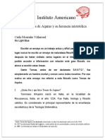 Santo Tomas de Aquino y Su Herencia Aristotélica