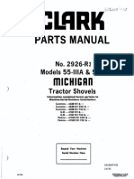 Cileirk Parts Manual. No. 2926 r2 Models 55-Iiia & 55b Michigri1 Tractor Shovels 6326697438 10 - 93