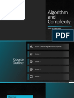 Chapter 1 Algorithm and Complexity Lesson 1