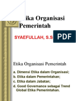 PPT. Etika Organisasi Pemerintah