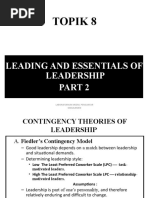 Topik 8-Leading and Essentials of Leadership