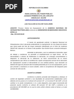 Auto Falta de Competencia Expropiacion 2019-00128-00 (Ani) . - Juez Nuevo