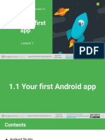 Build Your First App: Lesson 1