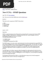 CCNA Training New CCNA - SNMP Questions