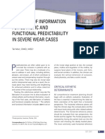 Transfer of Information For Esthetic and Functional Predictability in Severe Wear Cases.