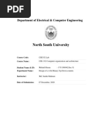 North South University: Department of Electrical & Computer Engineering