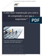 Como Fazer Manutenção Preventiva Do Computador e Por Que É Importante