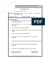 Mechatronics Lab Manual 18-19