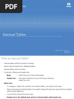 1 SAP ABAP Internal Tables