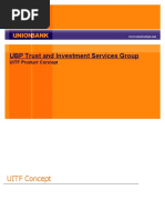 UBP Trust and Investment Services Group: UITF Product Concept