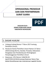 Sop Penerimaan Surat Suara