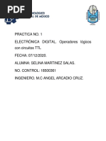 Reporte Practica 1 Electronica Digital