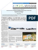 US$300 Million Worth Fish Auction Market Project To Be Implemented in Myeik