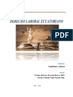 TEXTO DERECHO LABORAL ECUATORIANO. Julio 2020